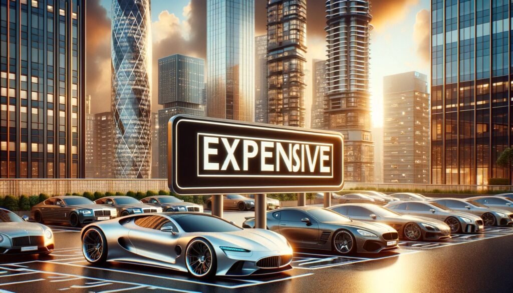Worlds most pricey Parking spots A luxurious cityscape with high end cars parked in an exclusive expensive parking area World's most pricey Parking spots - A bonkers tour