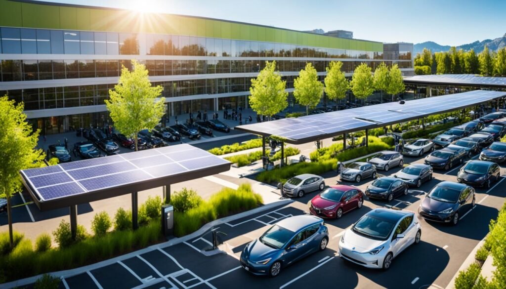 Sustainable Transportation in the Workplace Parking Lot