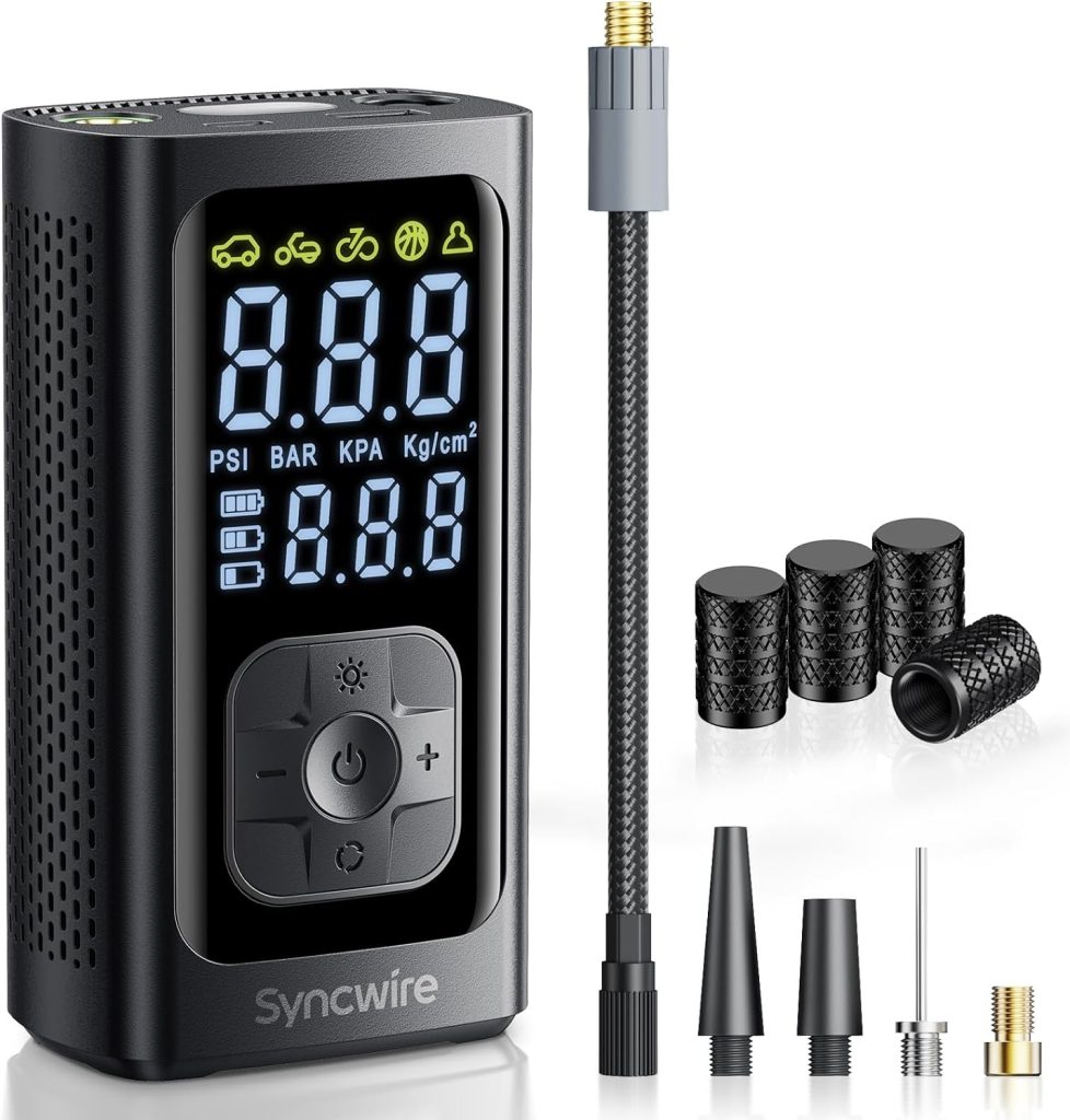 Top 10 Best Portable Tire Inflator and Air Pump in 2024 in the UK