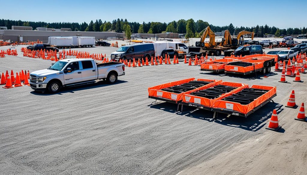 UK Construction Site Temporary Parking Solutions
