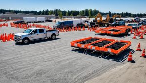 UK Construction Site Temporary Parking Solutions