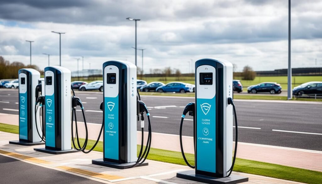 electric car chargers luton airport